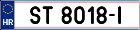 Truck License Plate